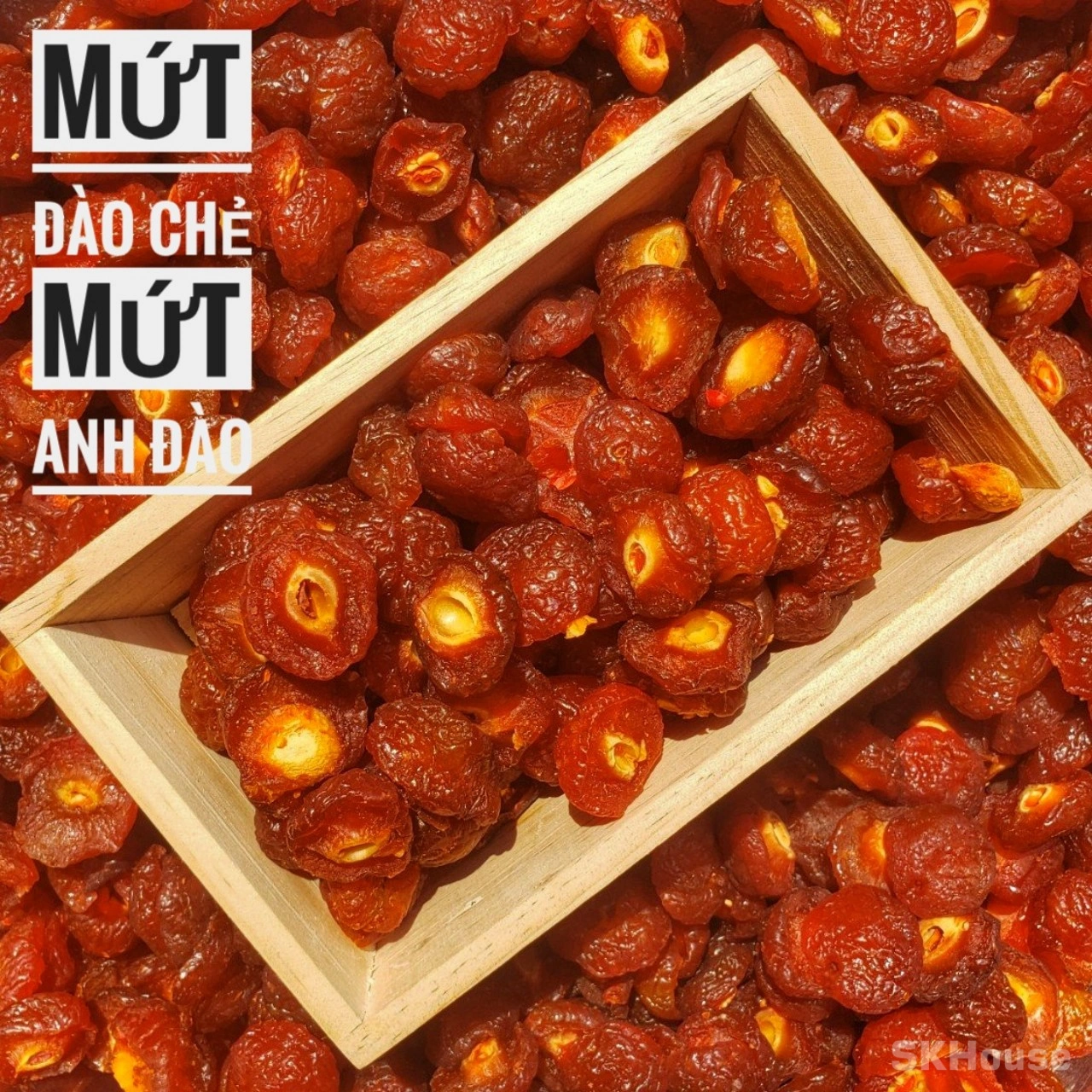 Mứt Đào chẻ ( Mứt Anh Đào) - Ô Mai Đào chẻ ảnh 3