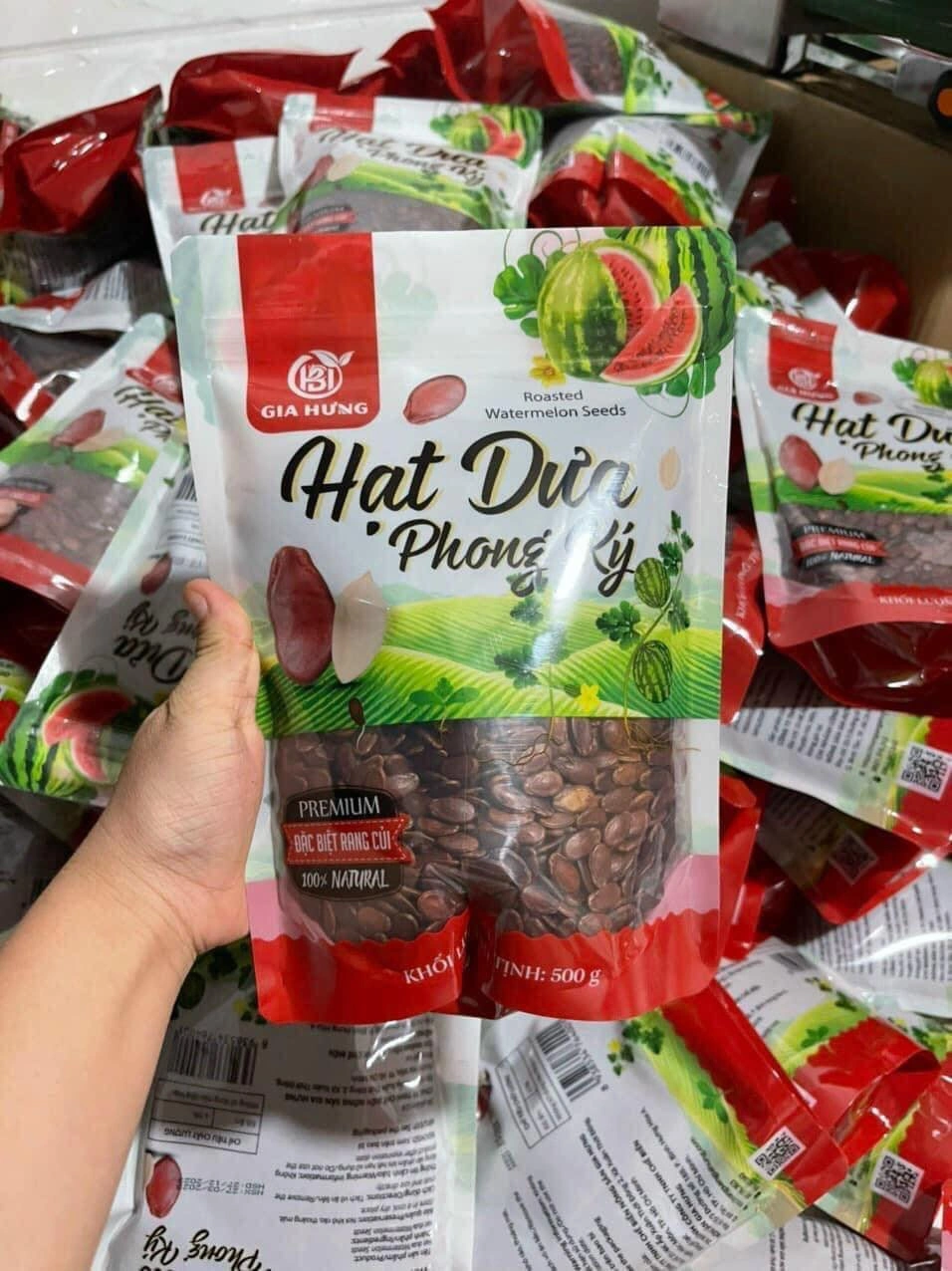 Hạt dưa Phong Ký Gói 500g ảnh 3