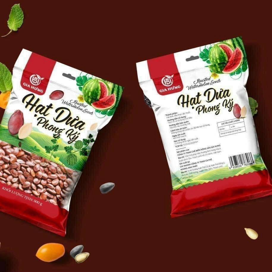 Hạt dưa Phong Ký Gói 500g ảnh 1