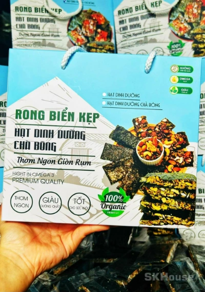 Rong biển kẹp hạt chà bông 500g ảnh 3