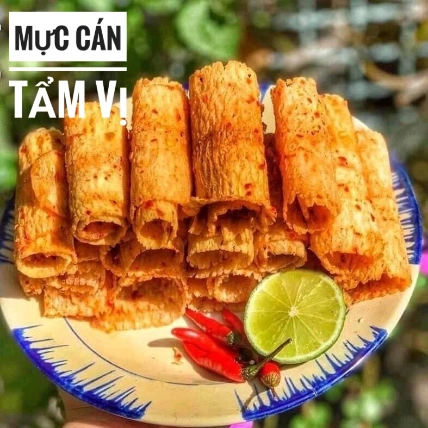 Mực Cán Nguyên Con Tẩm Vị - Đặc Sản Bình Định 300g ảnh 1