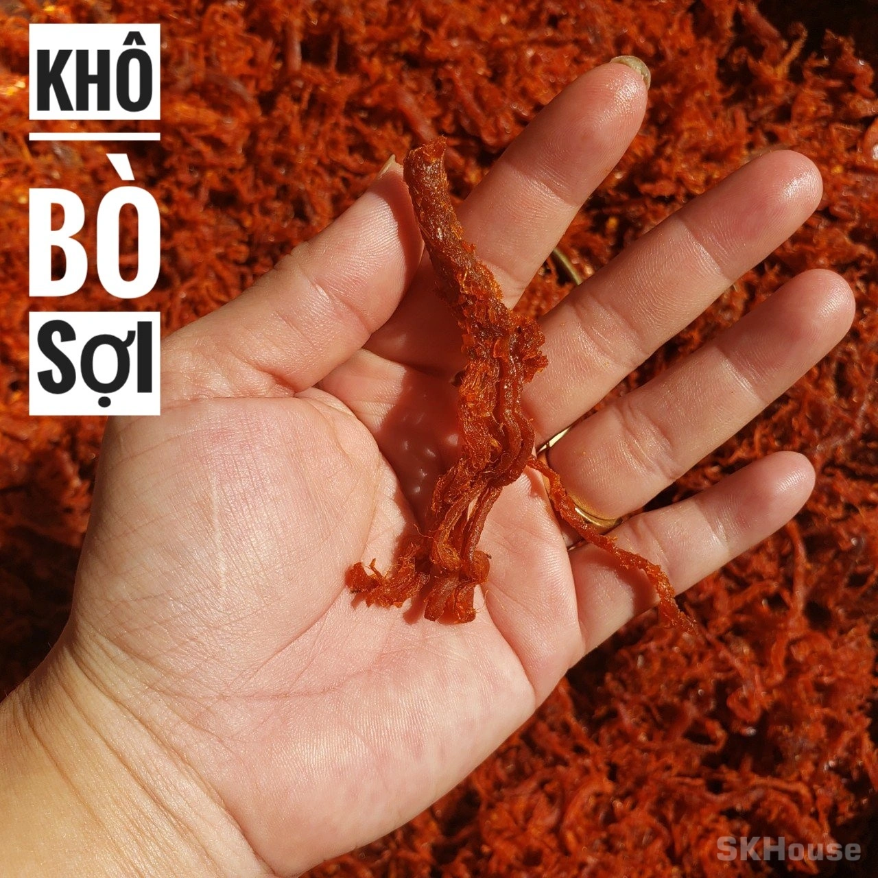 Khô Bò Sợi  Lon 300g ảnh 2