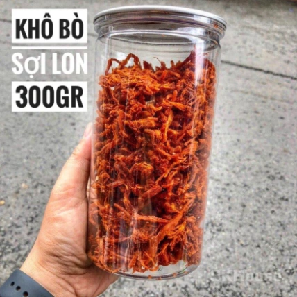 Khô Bò Sợi  Lon 300g ảnh 3