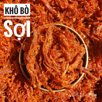 Khô Bò Sợi  Lon 300g ảnh 4