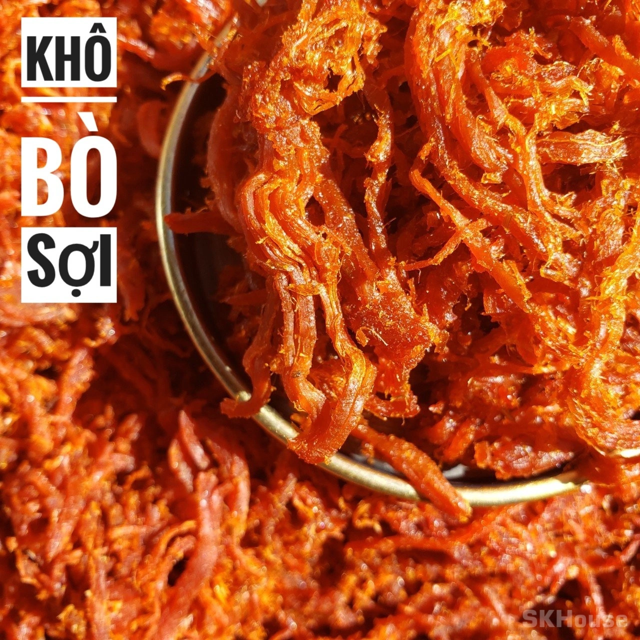 Khô Bò Sợi  Lon 300g ảnh 1